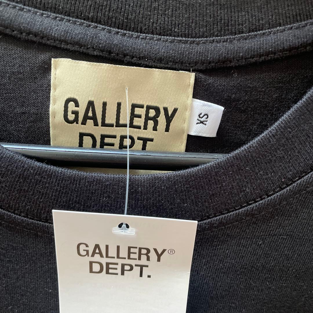 GALLERY DEPT. tシャツ　coachコラボ　ブラック　イエロー　Xs