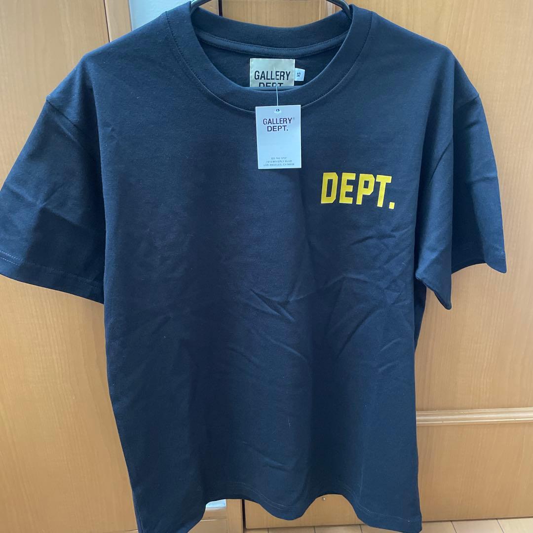 GALLERY DEPT. tシャツ　coachコラボ　ブラック　イエロー　Xs
