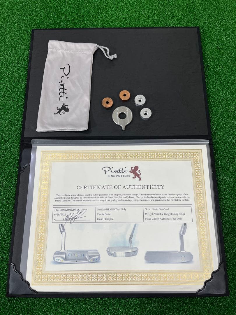 ピレッティパター　801R GSS Tour Only 34インチ　保証書付