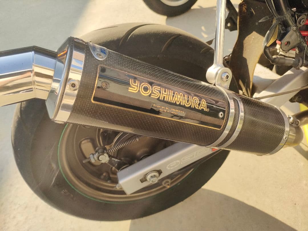 エイプ100 ヨシムラマフラー　ステー付