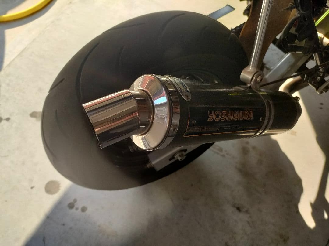 エイプ100 ヨシムラマフラー　ステー付