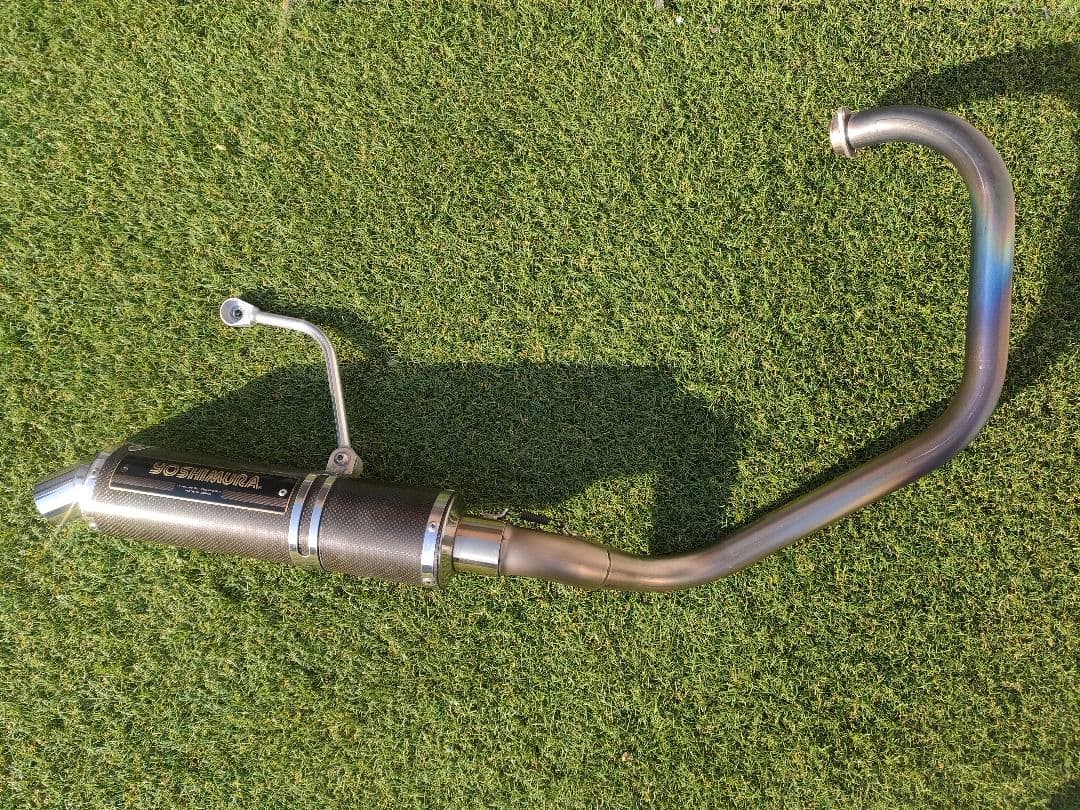 エイプ100 ヨシムラマフラー　ステー付