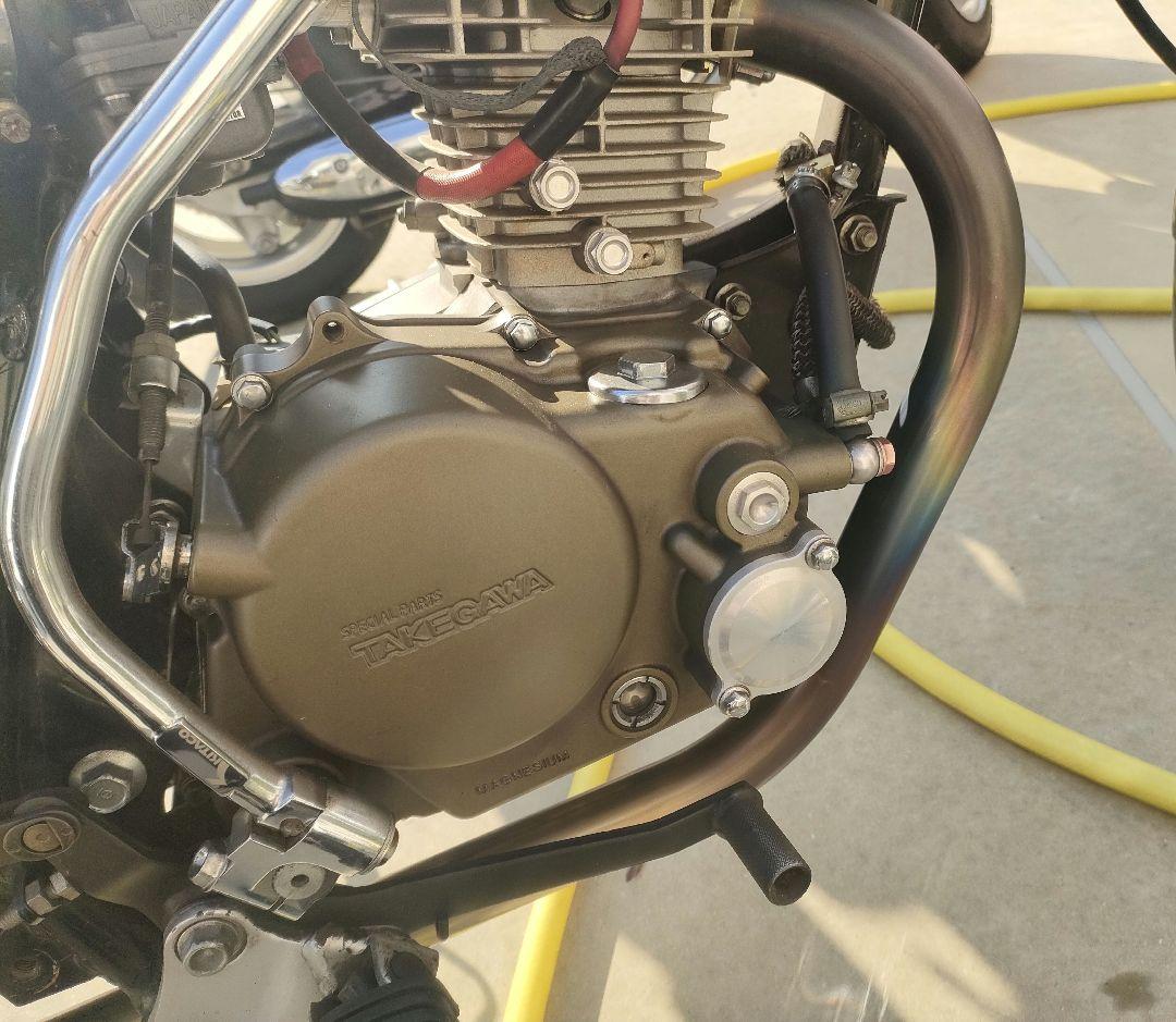 エイプ100 ヨシムラマフラー　ステー付