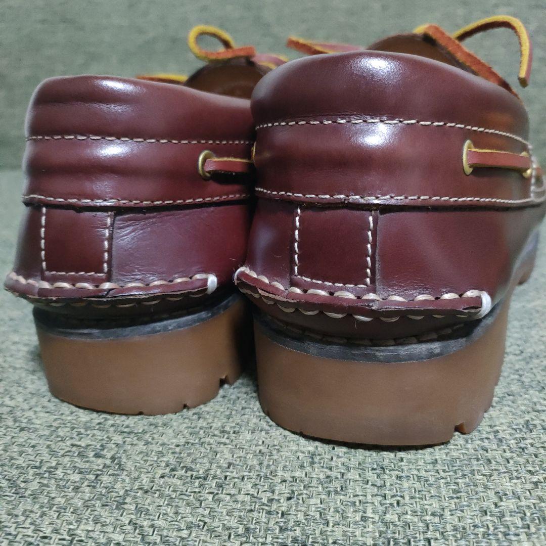 3eye風 EDWIN デッキシューズ レザー サイズ44 27.5cm相当