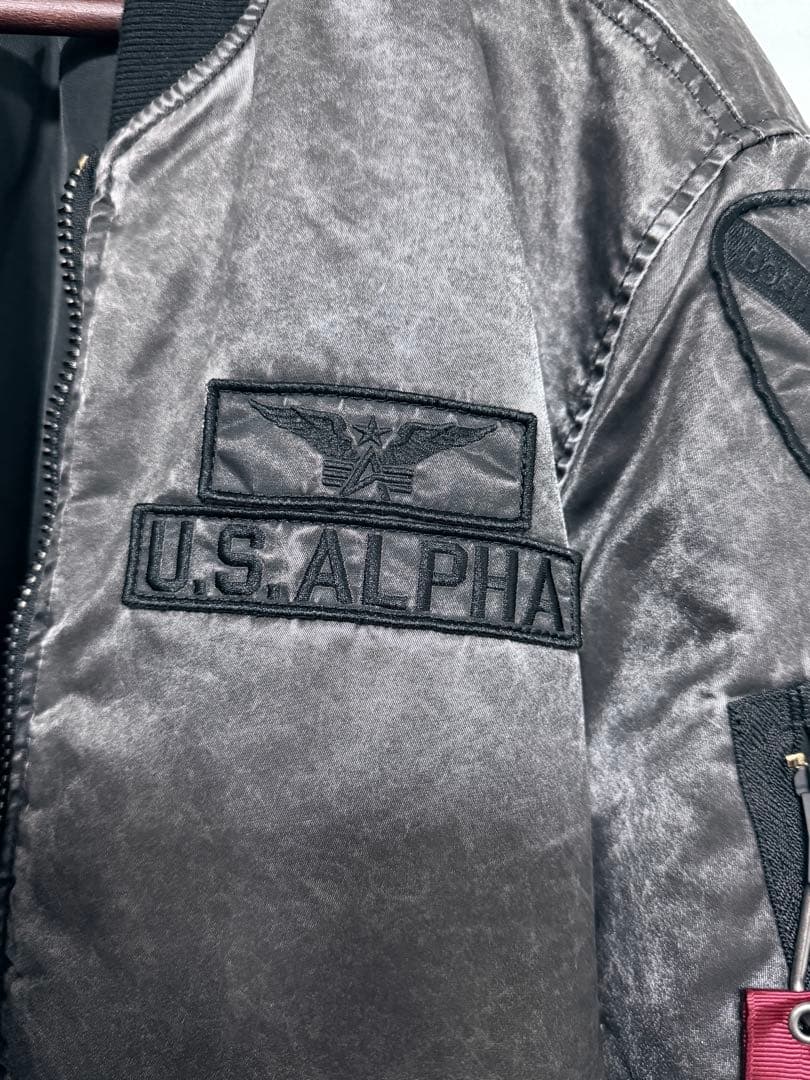 アルファインダストリーズ MA-1 フライトジャケットスクラッチAIR CREW