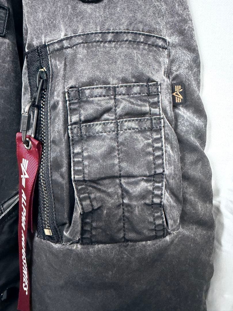 アルファインダストリーズ MA-1 フライトジャケットスクラッチAIR CREW