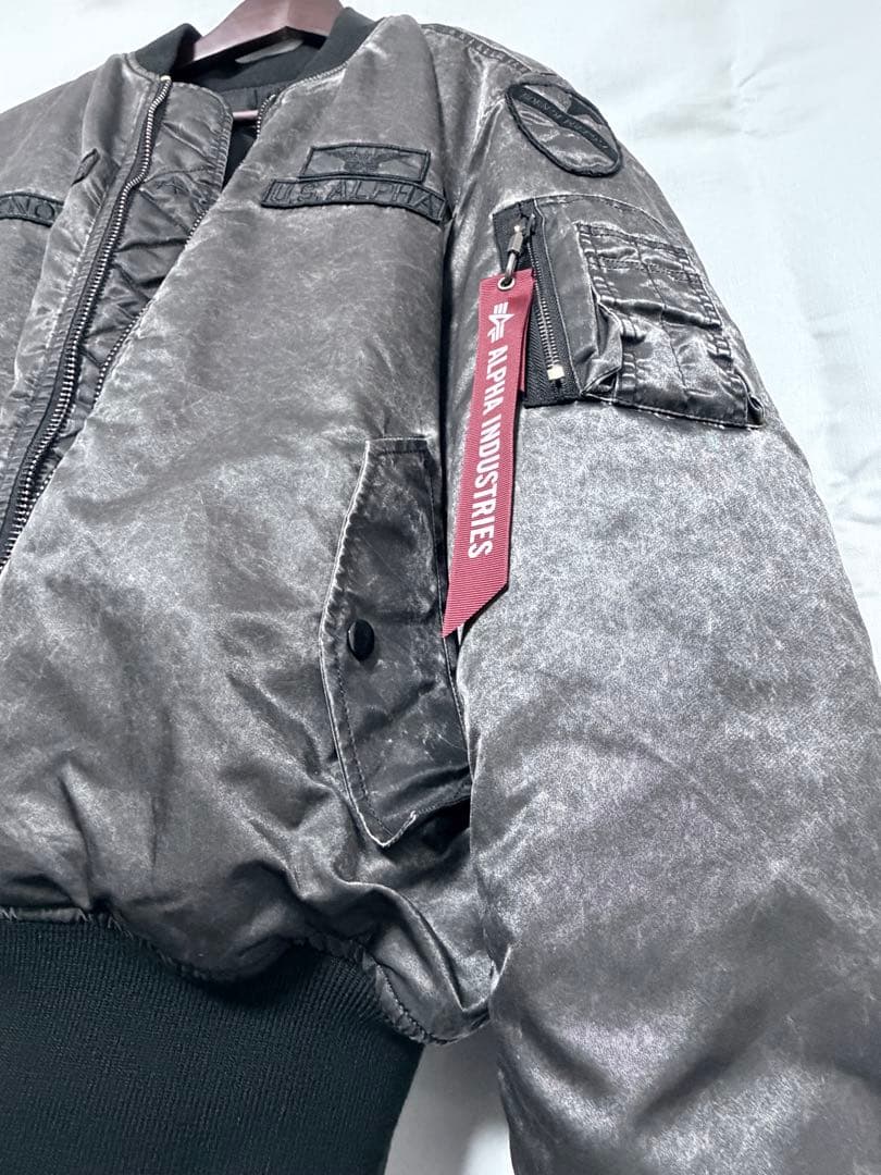 アルファインダストリーズ MA-1 フライトジャケットスクラッチAIR CREW