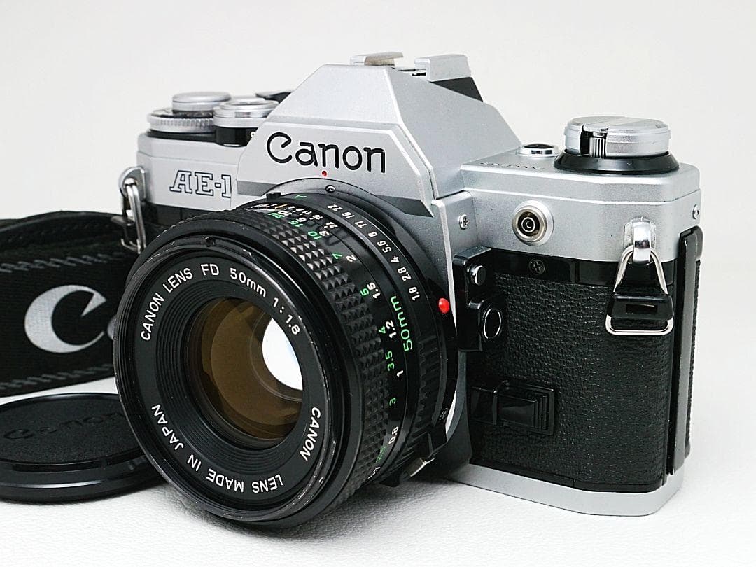Canon AE-1 50mm F1.8付き 動作チェック済み 付属品付き