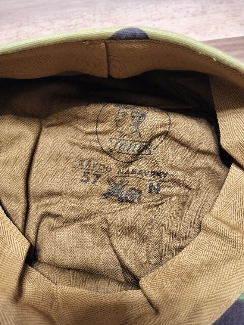 p*t様 60s チェコスロバキア軍　サラマンダーカモ　キャップ