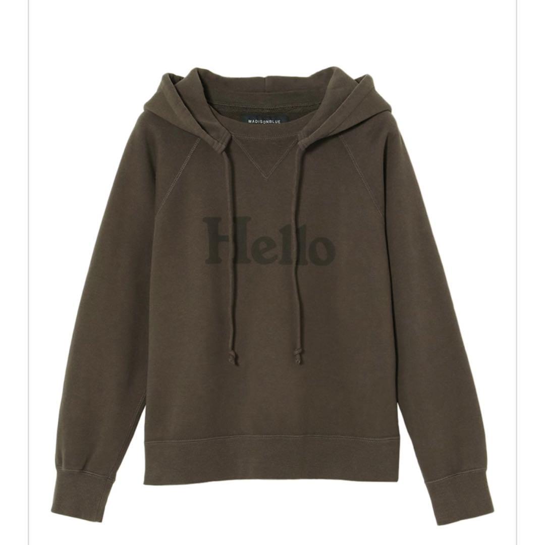新品未使用MADISONBLUEマディソンブルーHELLO フーディー　グレー