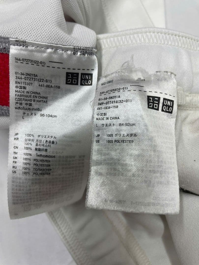 ユニクロ テニス 錦織圭モデル フェデラー ジョコビッチ セット L