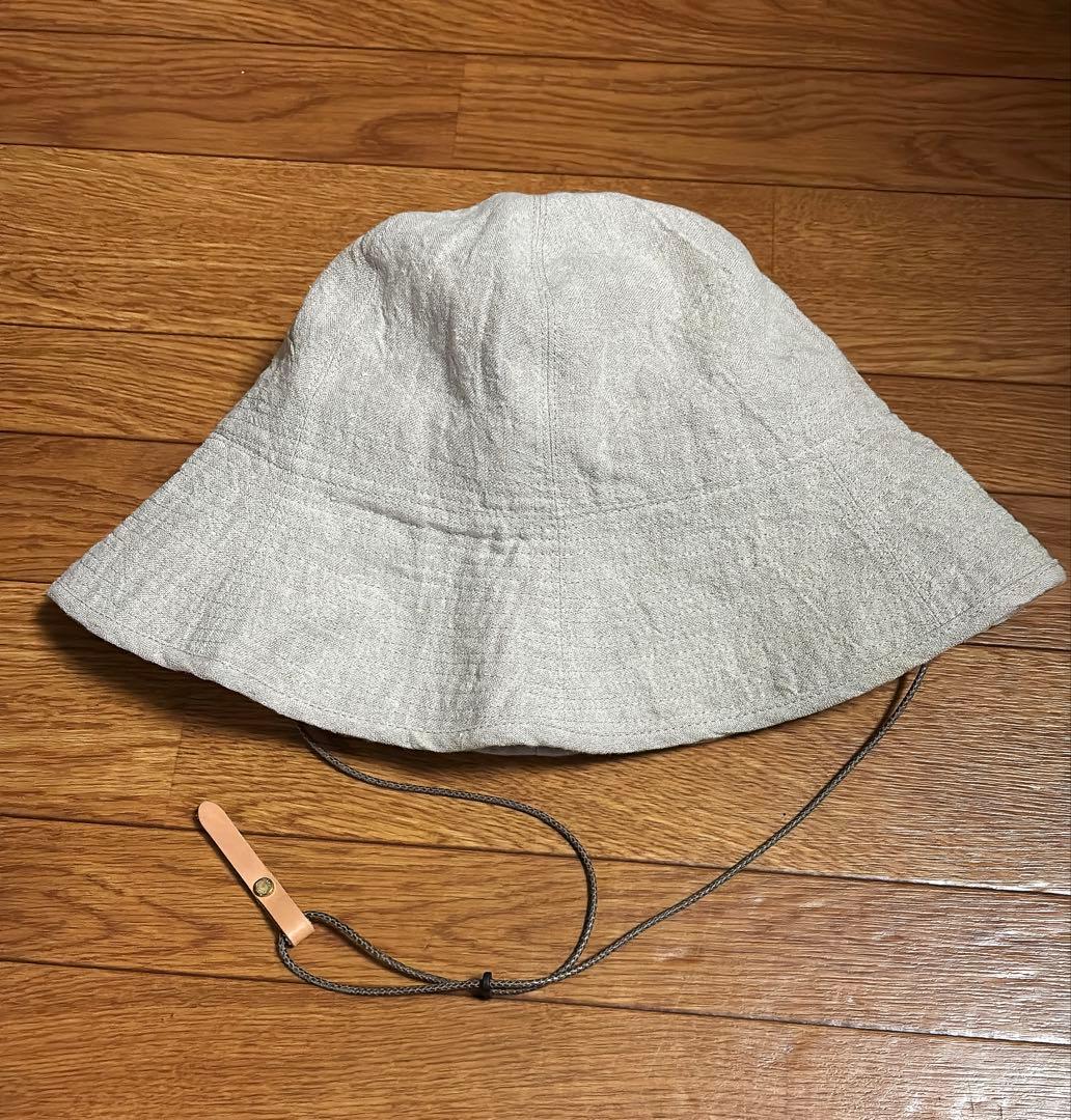 最終値下げナインテイラーNine Tailor ベルギーリネンハット ナチュラル