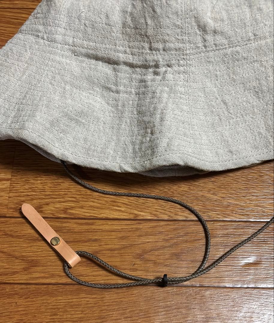 最終値下げナインテイラーNine Tailor ベルギーリネンハット ナチュラル