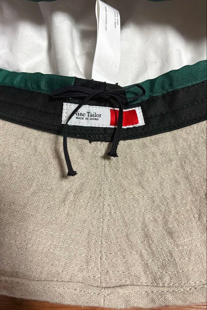 最終値下げナインテイラーNine Tailor ベルギーリネンハット ナチュラル