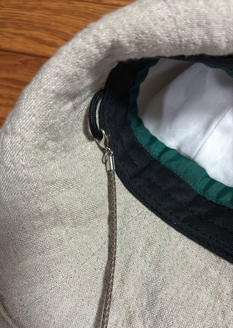 最終値下げナインテイラーNine Tailor ベルギーリネンハット ナチュラル