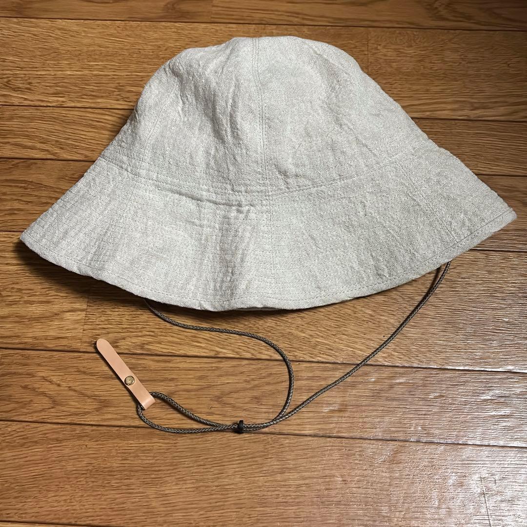 最終値下げナインテイラーNine Tailor ベルギーリネンハット ナチュラル