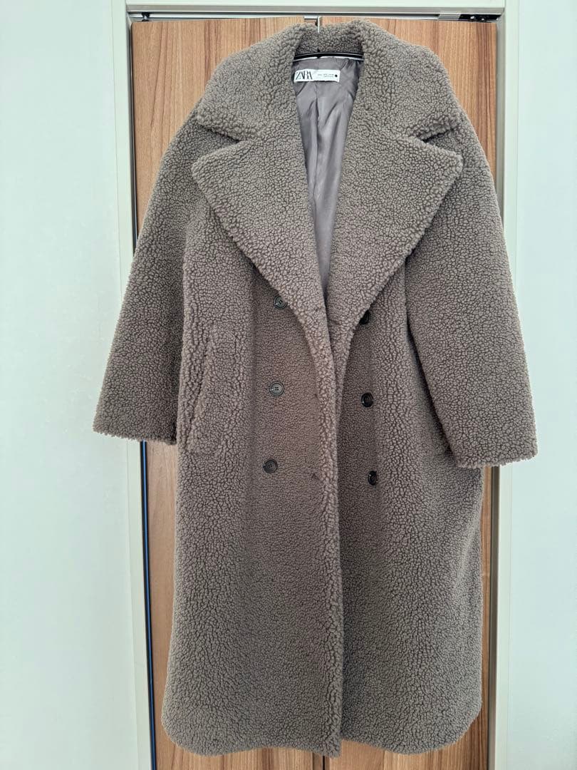 美品　ZARA ザラ　ボア　テディ　コート