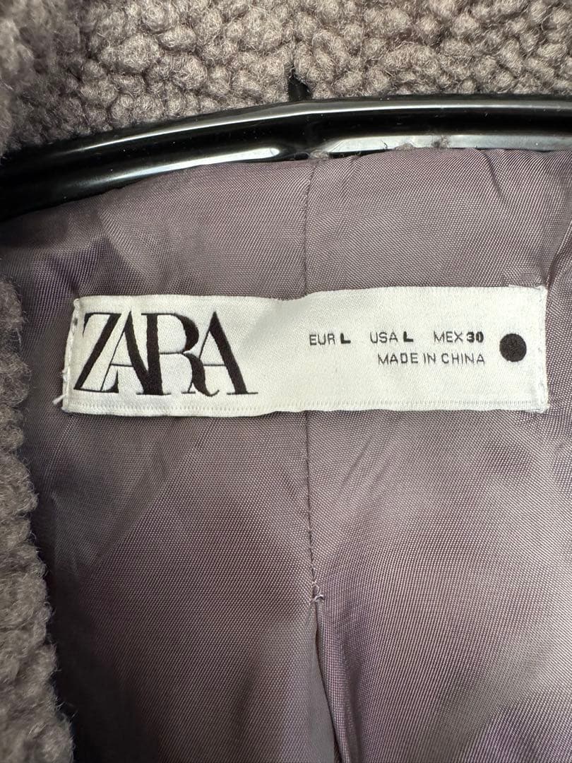 美品　ZARA ザラ　ボア　テディ　コート