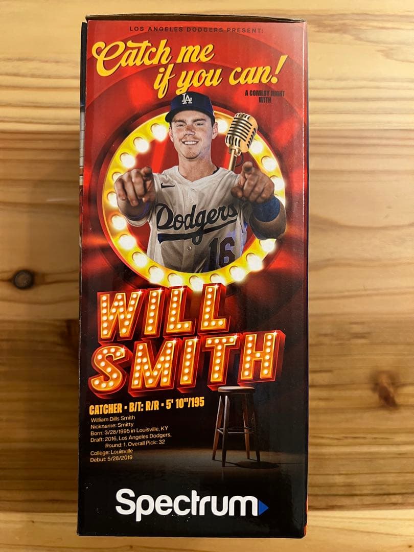 【限定品・未開封】ロサンゼルス・ドジャース　ウィル・スミス　ボブルヘッド