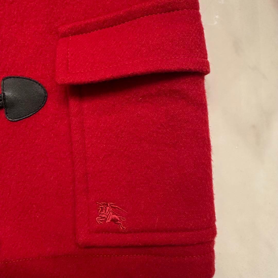 バーバリー ウール コート ダッフルコート 赤　子供用　8Y 128