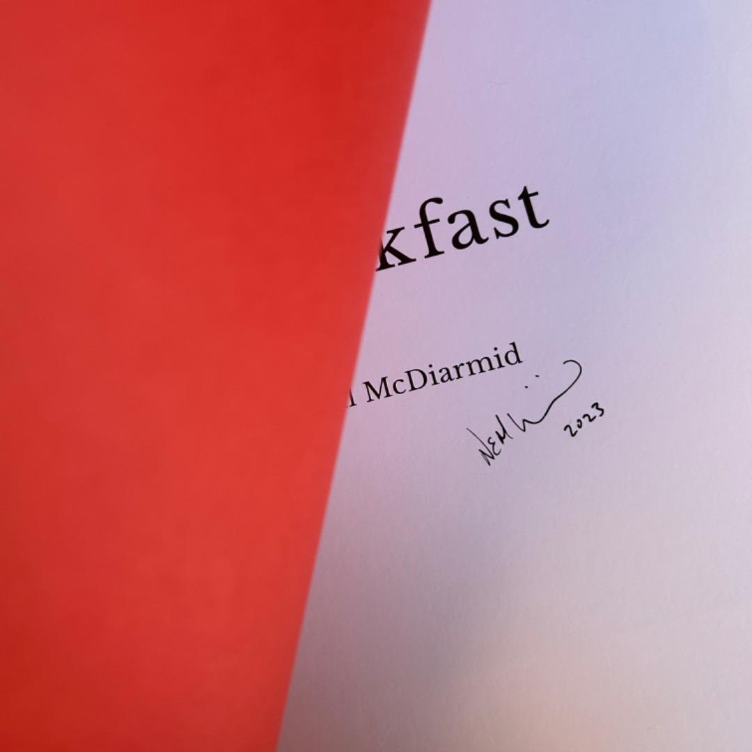 Breakfast カード付 サイン入 ニールマクディアミッド 限定750部 *