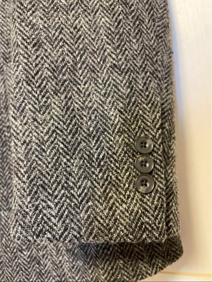 【 SALE‼️】Harris Tweed ヘリンボーン テーラードジャケット　M