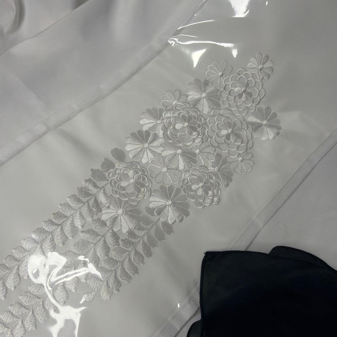 新品　帯締め　帯揚げ　半襟　重ね襟　セット　振袖用　2026年モデル品　黒