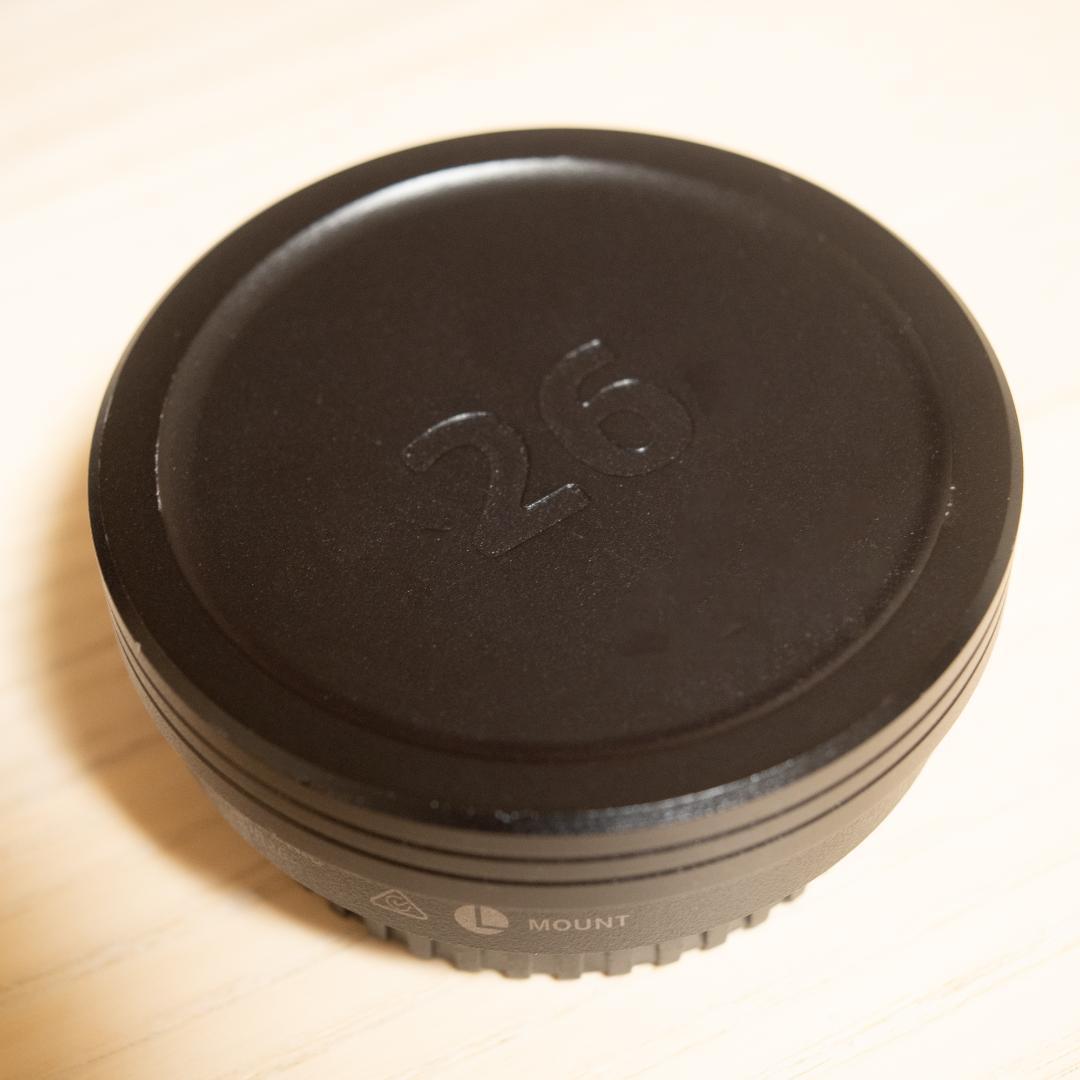 LUMIX S 26mm F8 Lマウント