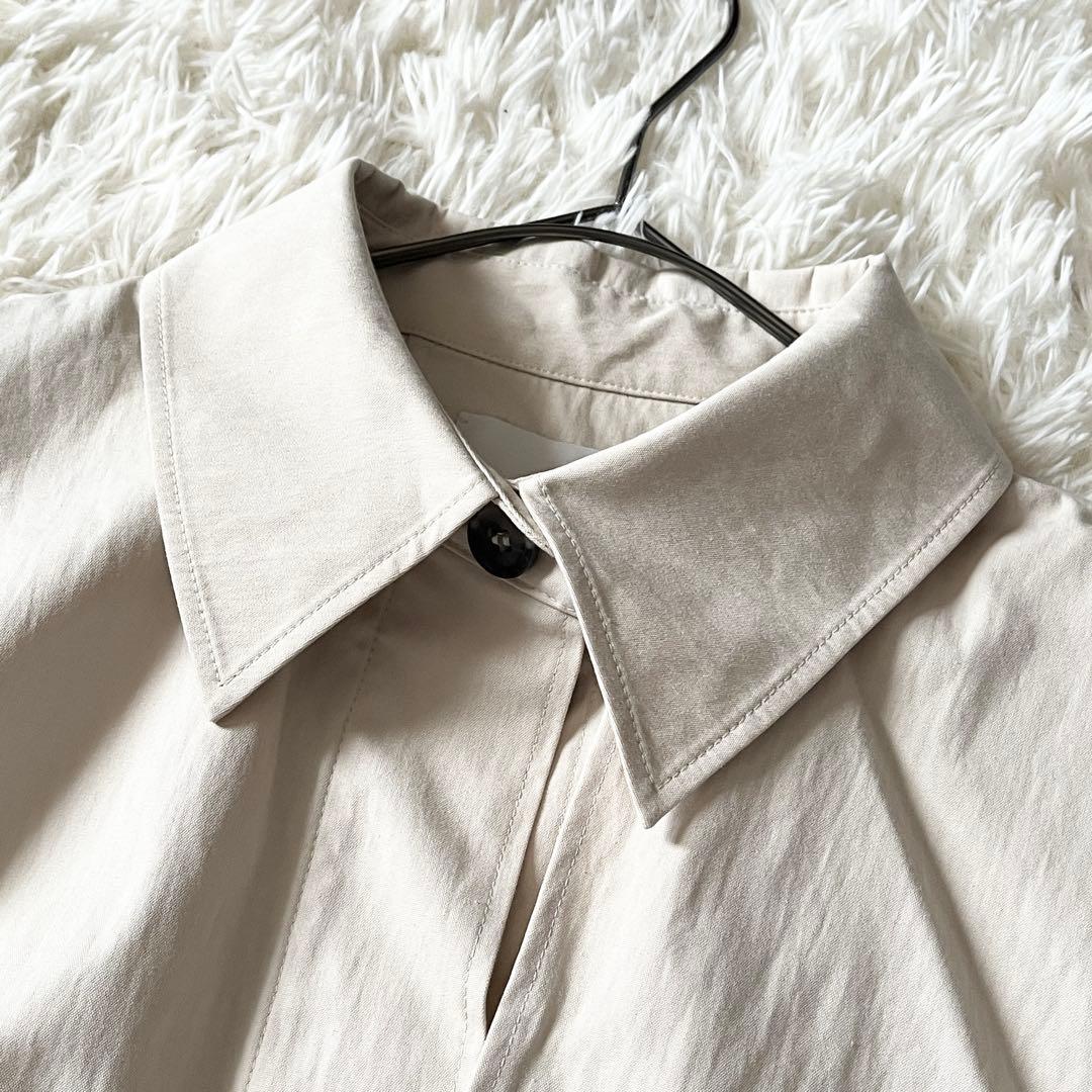 COS コス オーバーサイズ クロップド トレンチコートケープ