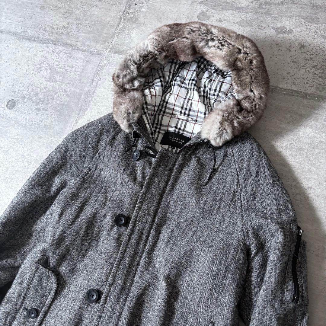 ジャケット・アウター 00s BURBERRY BLACK LABEL N2-B far jacket