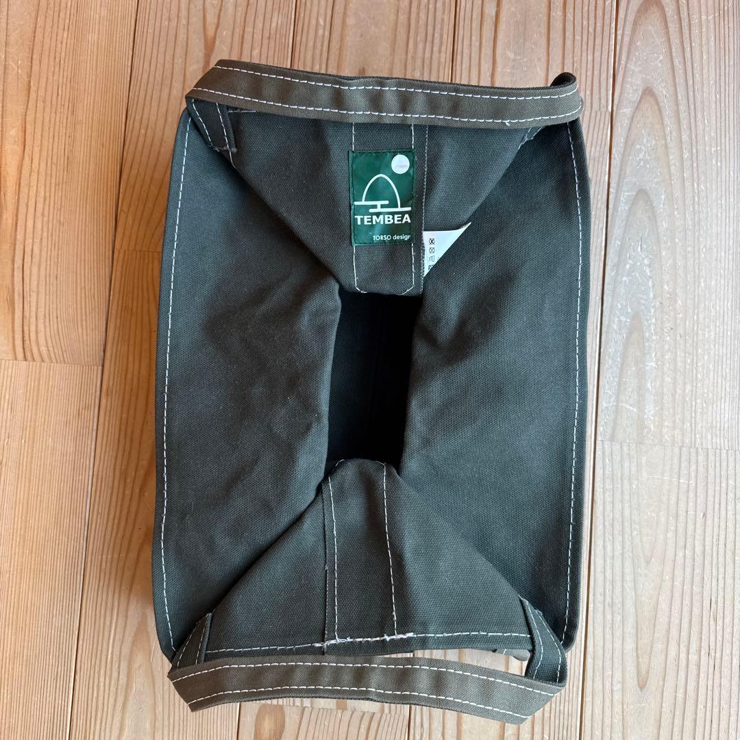 【レア＆極美品】TEMBEA BOOK TOTE オリーブ×ディープグリーン♡