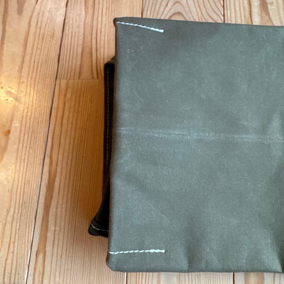 【レア＆極美品】TEMBEA BOOK TOTE オリーブ×ディープグリーン♡