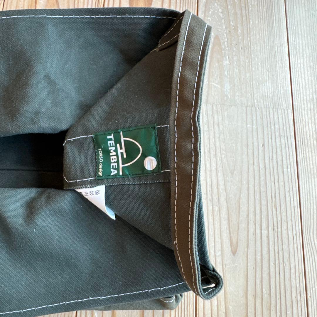 【レア＆極美品】TEMBEA BOOK TOTE オリーブ×ディープグリーン♡