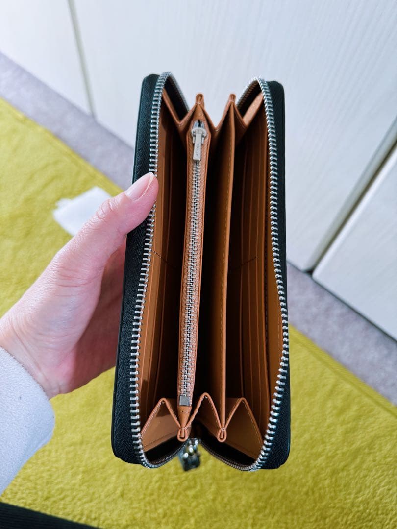 COACH モノグラム長財布 ホワイト/ブラック