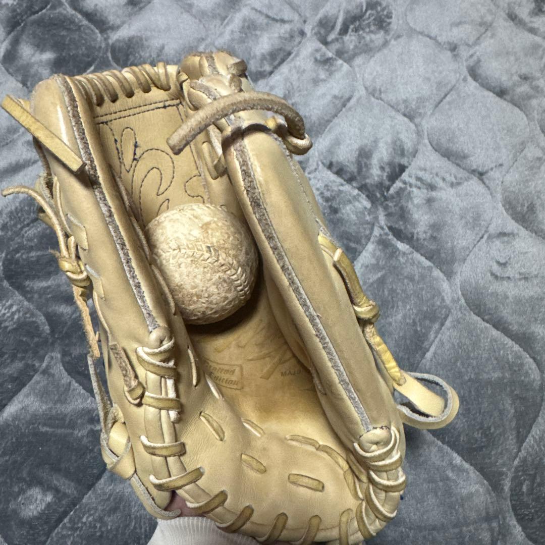 （値下げ交渉可）Mizuno Pro 硬式・軟式兼用グローブ キャメル