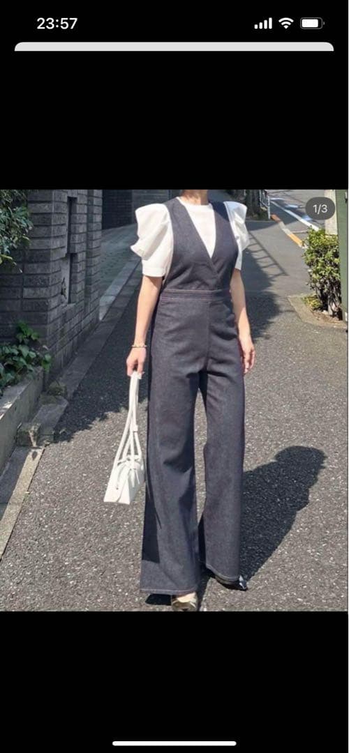 シーニュ cygneサロペット　0サイズ美品