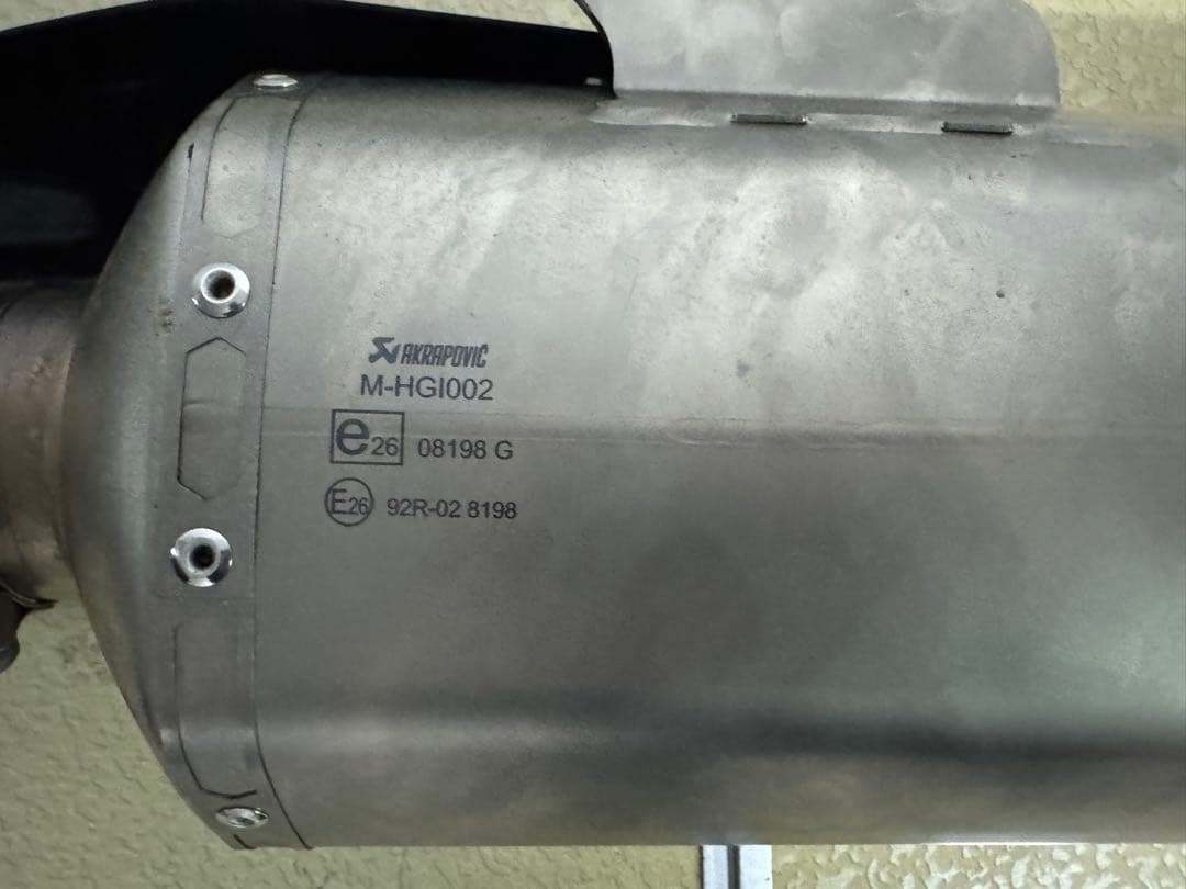 AKRAPOVIC チタン製マフラー Ninja H2SX SE ZXT02P