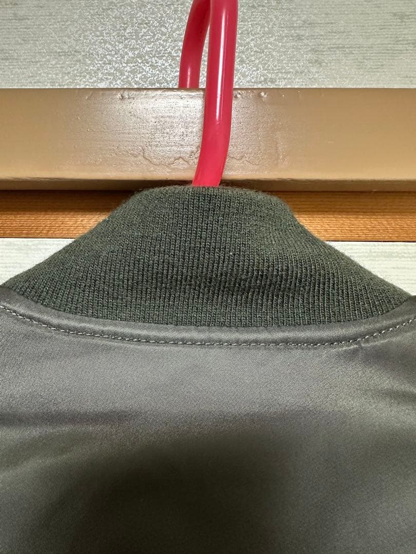 ALPHA グレー MA-1 フライトジャケット