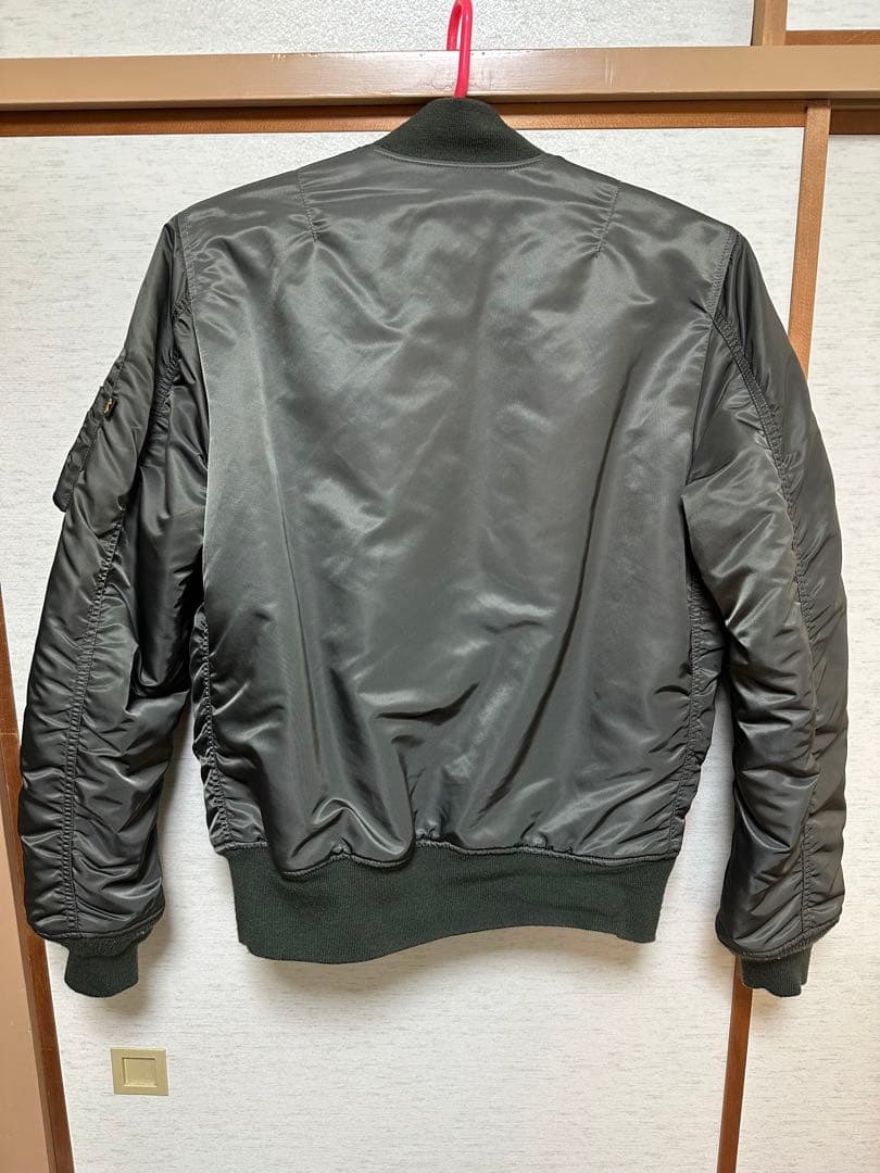 ALPHA グレー MA-1 フライトジャケット