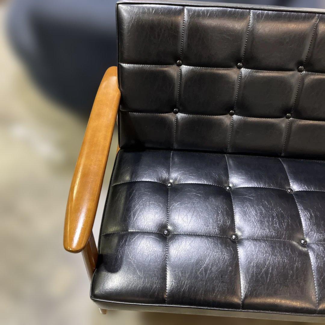 【カリモク60 】Kチェア◆2シーター ◇程度良好◆