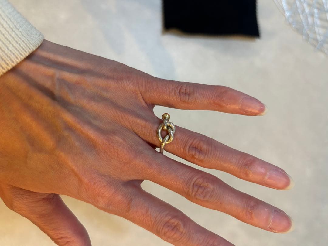 【美品】ティファニー ラブノット 指輪