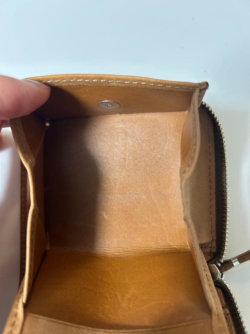 SLOW&CO BEAMS ブラウン 二つ折り財布