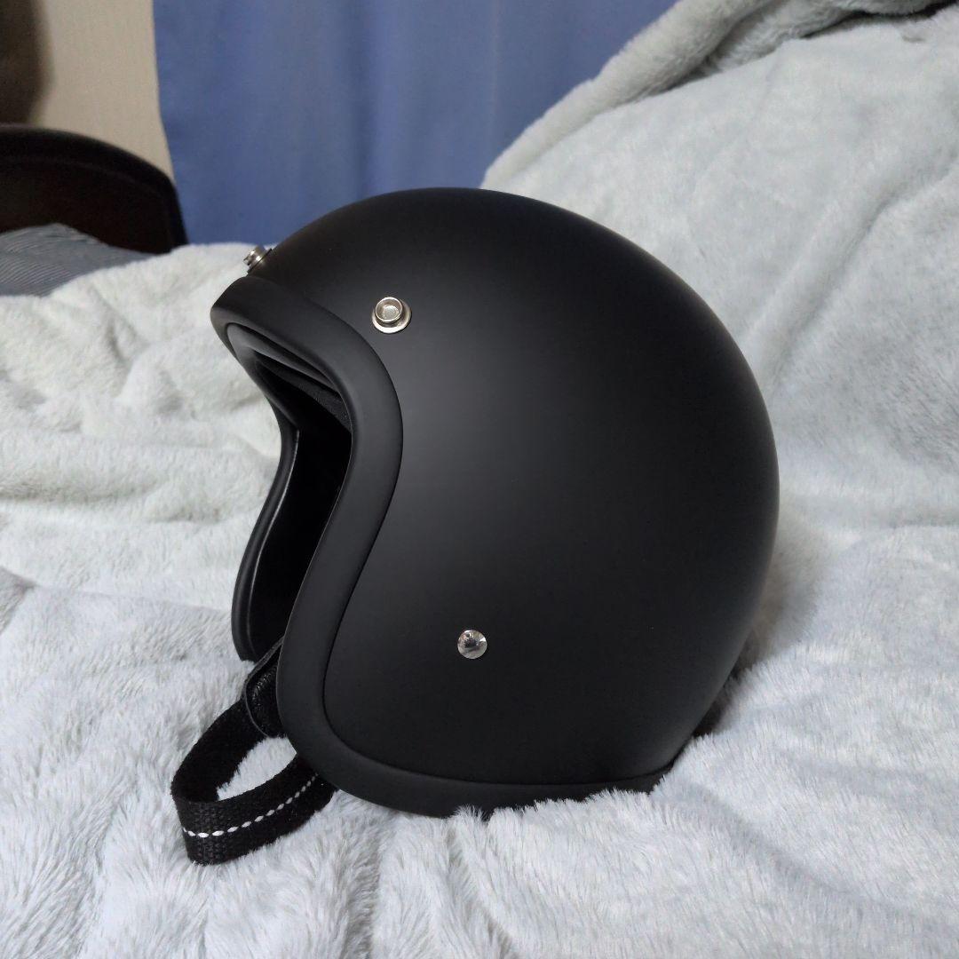 500-TX ジェットヘルメット マットブラック　61〜62cm