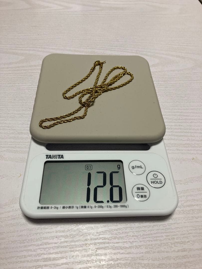 K18刻印ネックレス