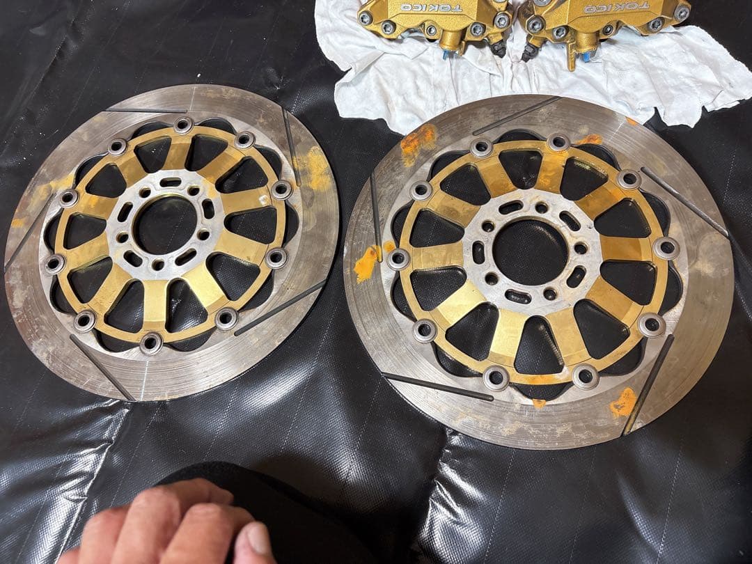 サンスター ブレーキローター トキコブレーキキャリパー ゼファーX NINJA