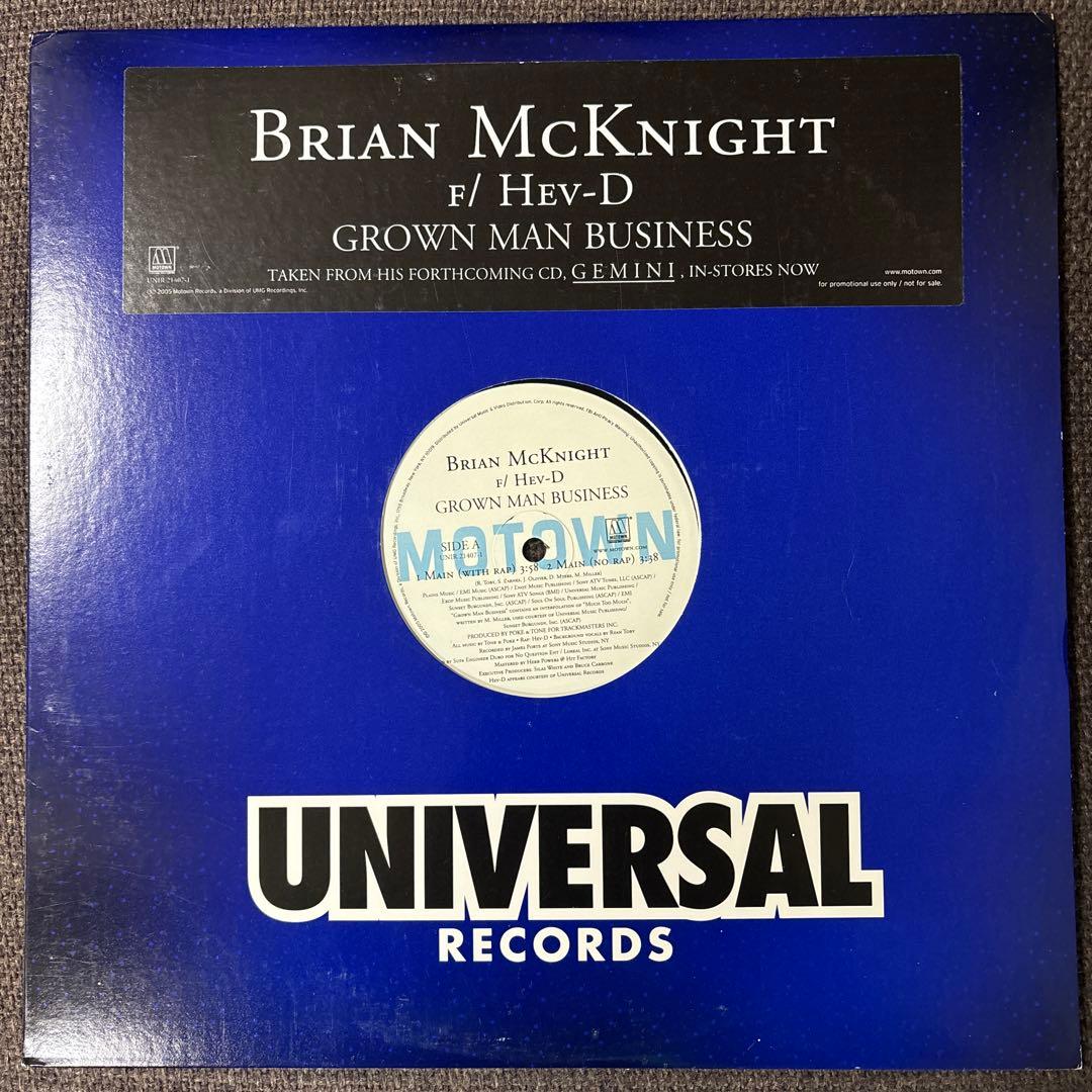 ⭐︎激レア盤⭐︎BRIAN MCKNIGHT-GROWN MAN BUSINESS