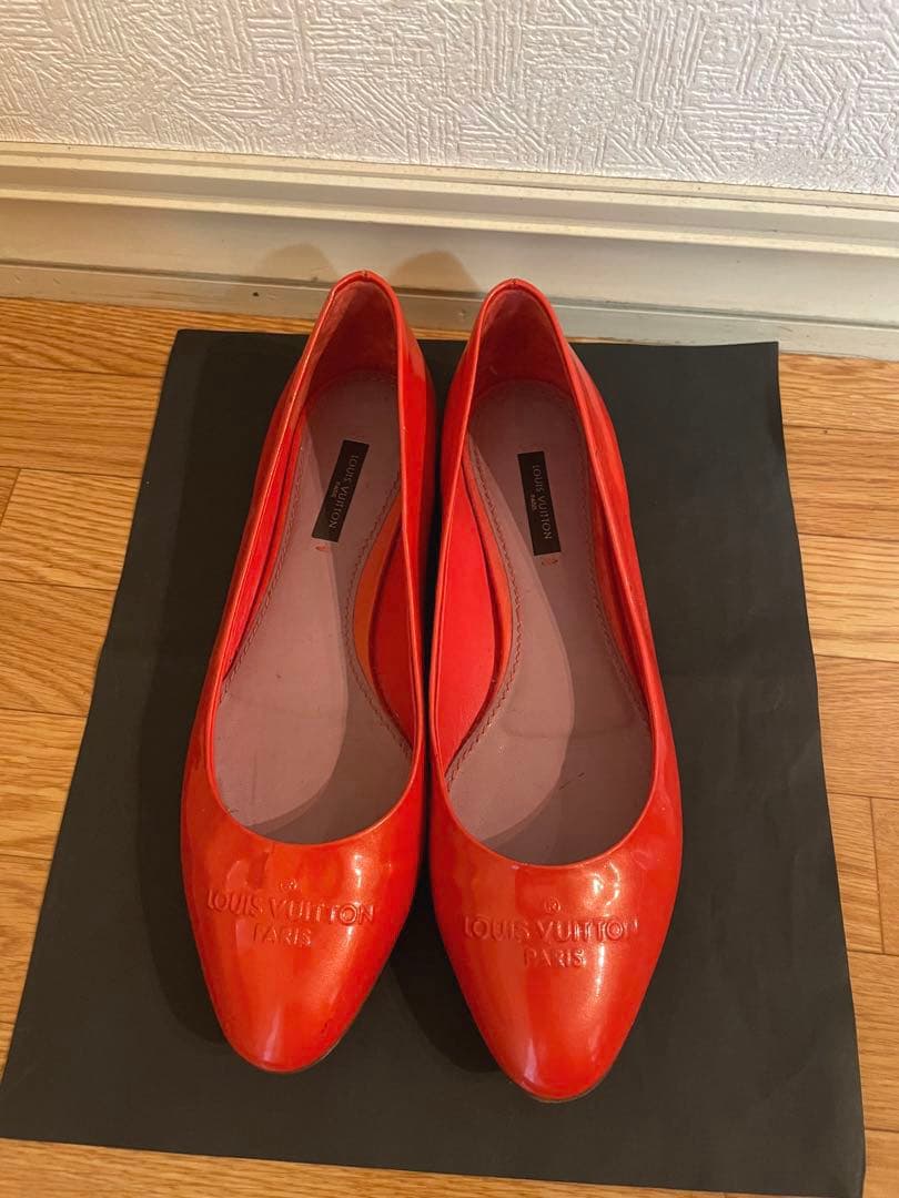 蘭　ルイヴィトン LOUIS VUITTON フラットシューズ