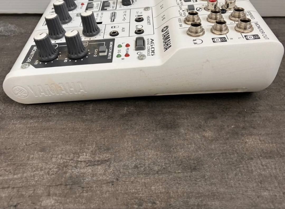 YAMAHA/ヤマハ MIXING CONSOLE AG06 傷汚れ等有