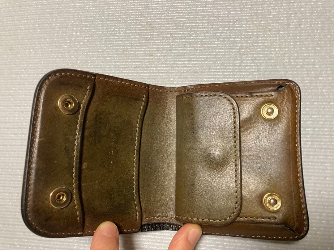 WILD SWANS CASA ダークブラウン 二つ折り財布