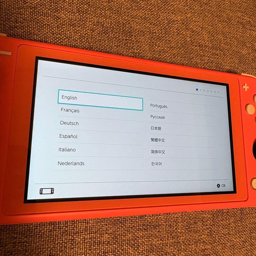 Nintendo Switch Lite 本体 ピンク 充電器付き